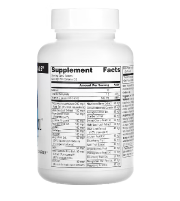 Source Naturals, Pycnogenol Supreme, 60 Tablets