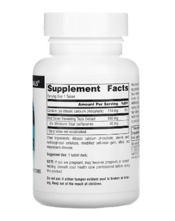 Source Naturals, Red Clover Extract, 500 mg, 60 Tablets