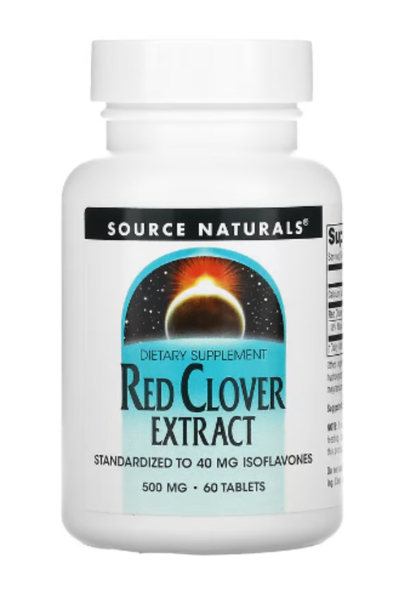 Source Naturals, Red Clover Extract, 500 mg, 60 Tablets