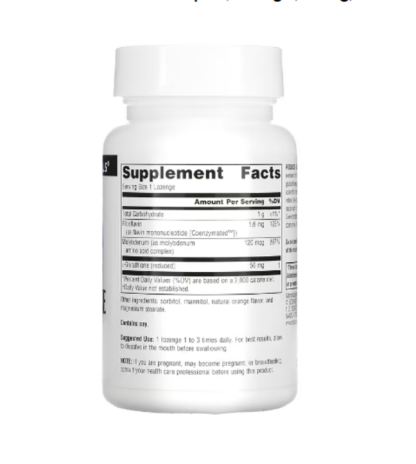Source Naturals, Reduced Glutathione Complex, Orange , 50 mg, 100 Lozenges