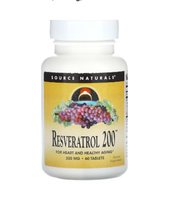 Source Naturals, Resveratrol 200™, 200 mg, 60 Tablets