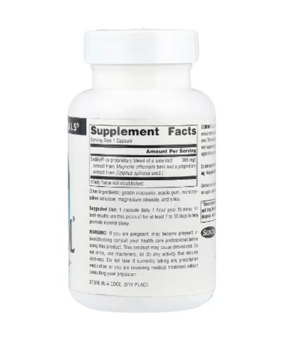 Source Naturals, Seditol®, 365 mg, 60 Capsules