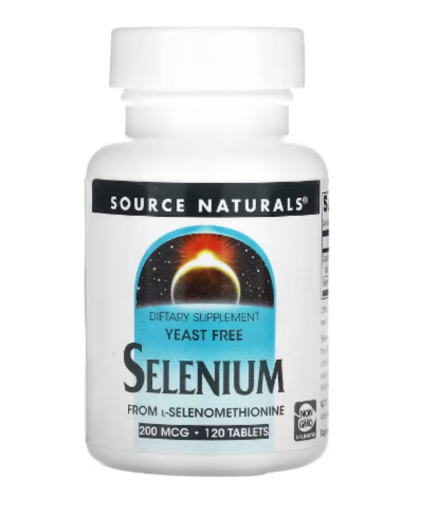 Source Naturals, Selenium From L-Selenomethionine, 200 mcg, 120 Tablets