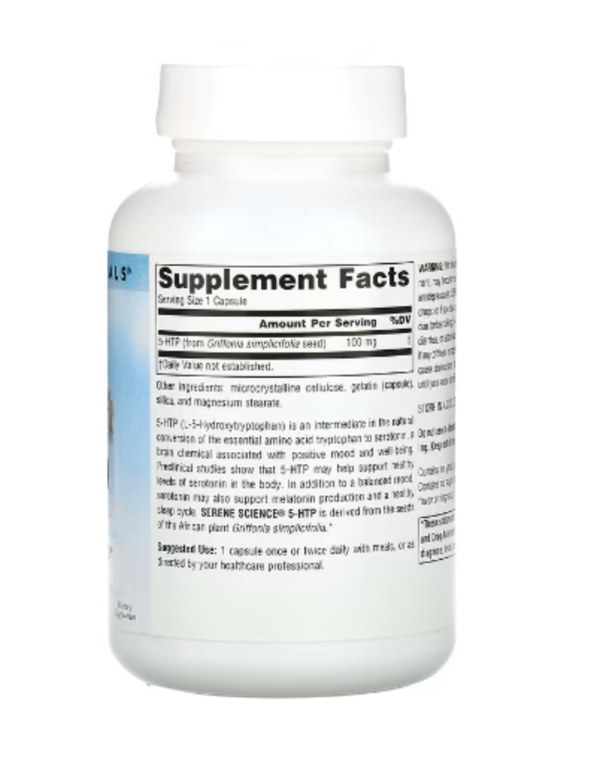 Source Naturals, Serene Science, 5-HTP, 100 mg, 120 Capsules