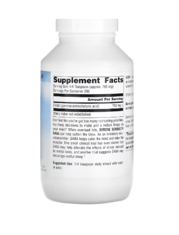 Source Naturals, Serene Science, GABA Powder, 8 oz (226.8 g)