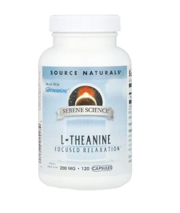 Source Naturals, Serene Science®, L-theanine, 200 mg, 120 Capsules