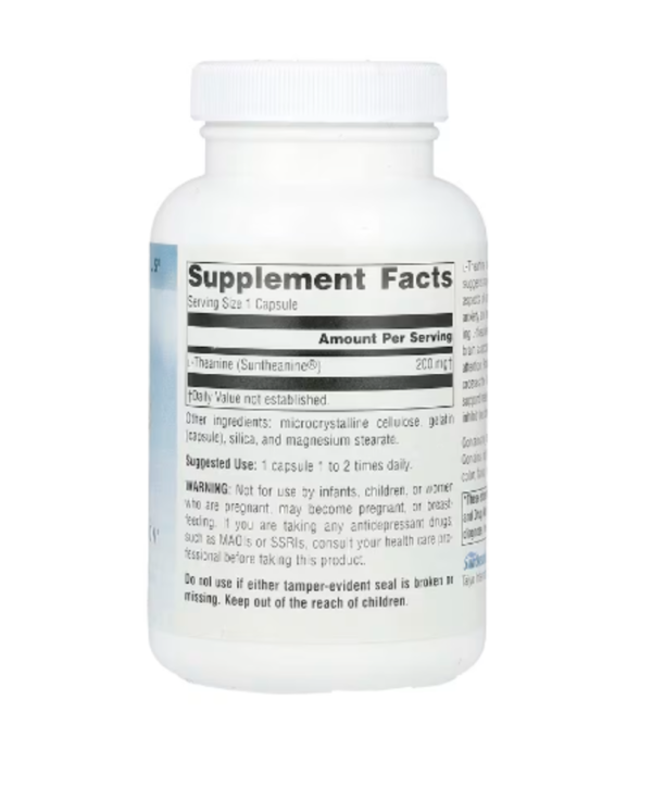 Source Naturals, Serene Science®, L-theanine, 200 mg, 120 Capsules