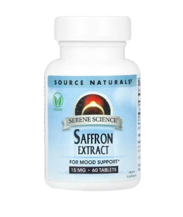 Source Naturals, Serene Science®, Saffron Extract, 15 mg, 60 Tablets