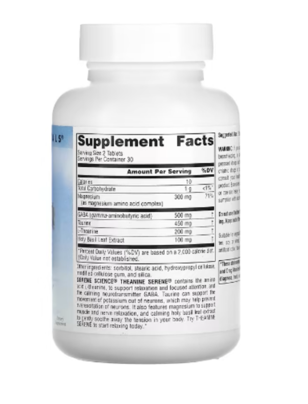 Source Naturals, Serene Science, Theanine Serene, 60 Tablets
