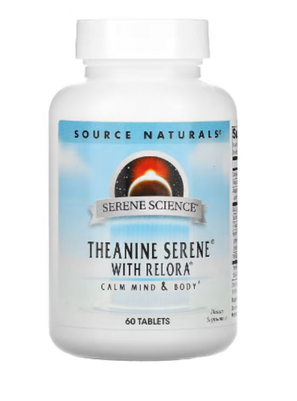 Source Naturals, Serene Science, Theanine Serene with Relora, 60 Tablets