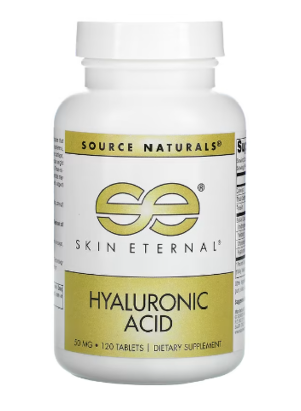 Source Naturals, Skin Eternal, Hyaluronic Acid, 50 mg, 120 Tablets