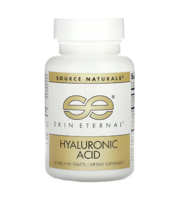 Source Naturals, Skin Eternal, Hyaluronic Acid, 50 mg, 60 Tablets