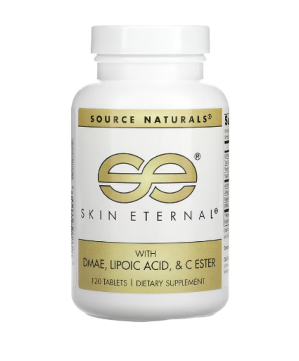 Source Naturals, Skin Eternal With DMAE, Lipoic Acid, and C Ester, 120 Tablets