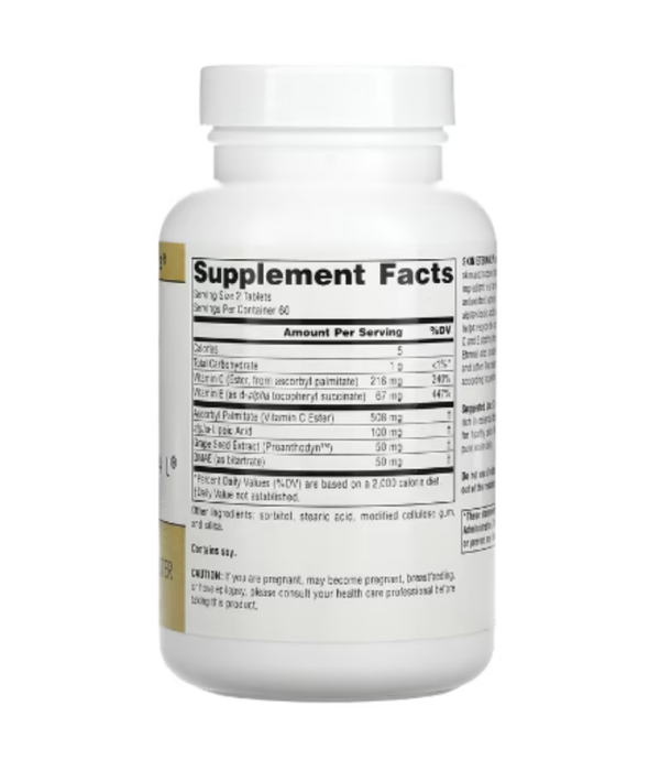 Source Naturals, Skin Eternal With DMAE, Lipoic Acid, and C Ester, 120 Tablets