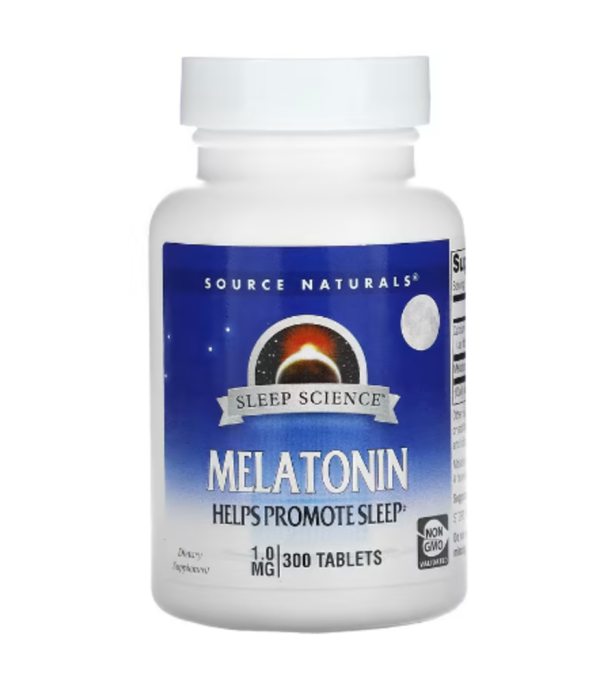 Source Naturals, Sleep Science, Melatonin, 1 mg, 300 Tablets