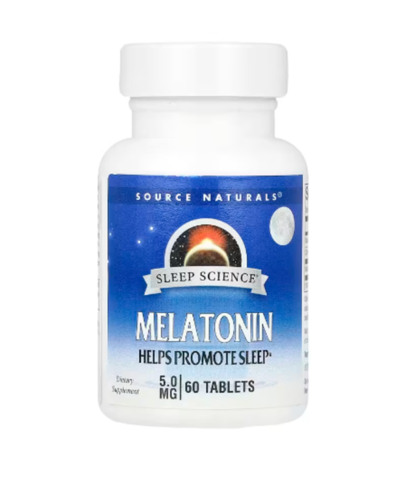 Source Naturals, Sleep Science®, Melatonin, 5 mg, 60 Tablets