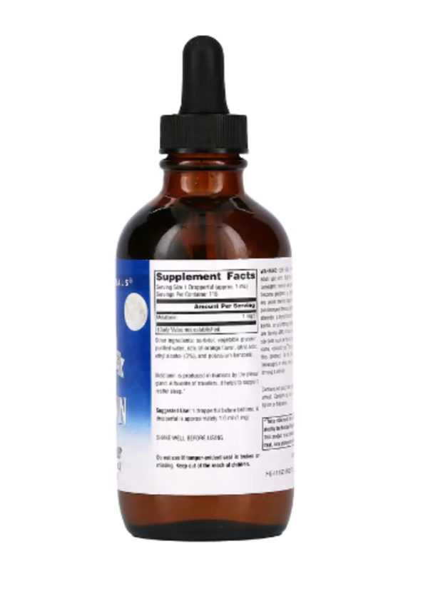 Source Naturals, Sleep Science, Melatonin Liquid, Orange, 1 mg, 4 fl oz (118.28 ml)