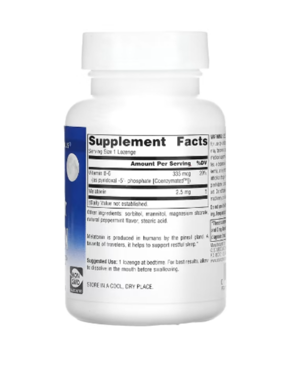 Source Naturals, Sleep Science, Melatonin, Peppermint, 2.5 mg, 240 Lozenges