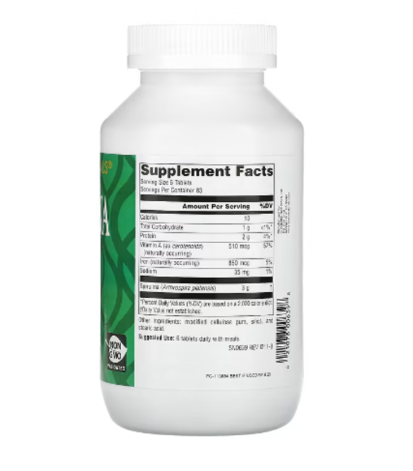 Source Naturals, Spirulina, 500 mg, 500 Tablets