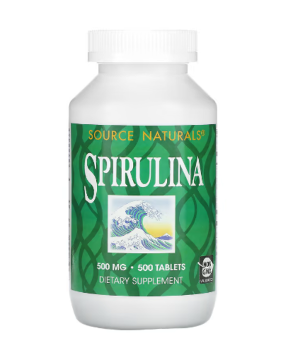 Source Naturals, Spirulina, 500 mg, 500 Tablets
