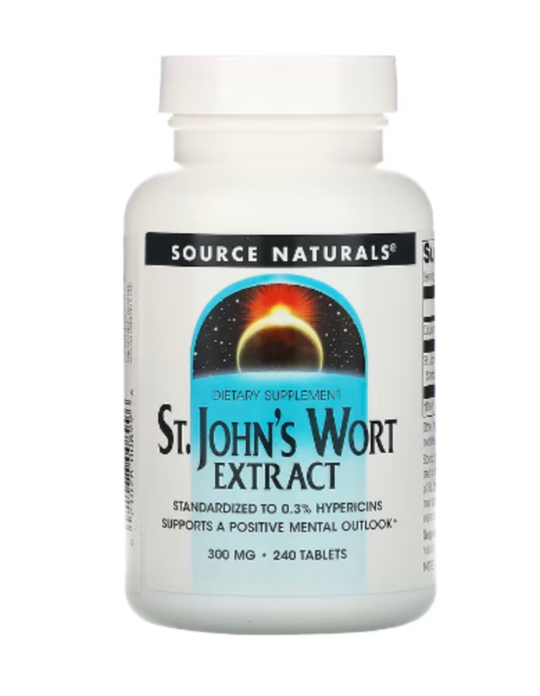 Source Naturals, St. John's Wort Extract, 300 mg, 240 Tablets