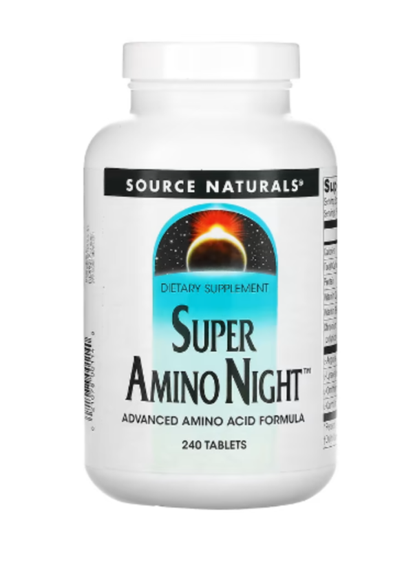 Source Naturals, Super Amino Night, 240 Tablets