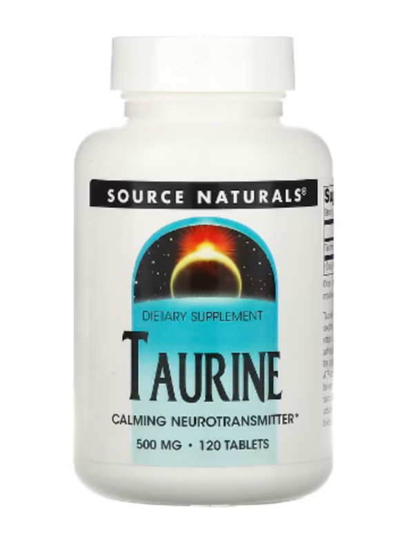 Source Naturals, Taurine, 500 mg, 120 Tablets