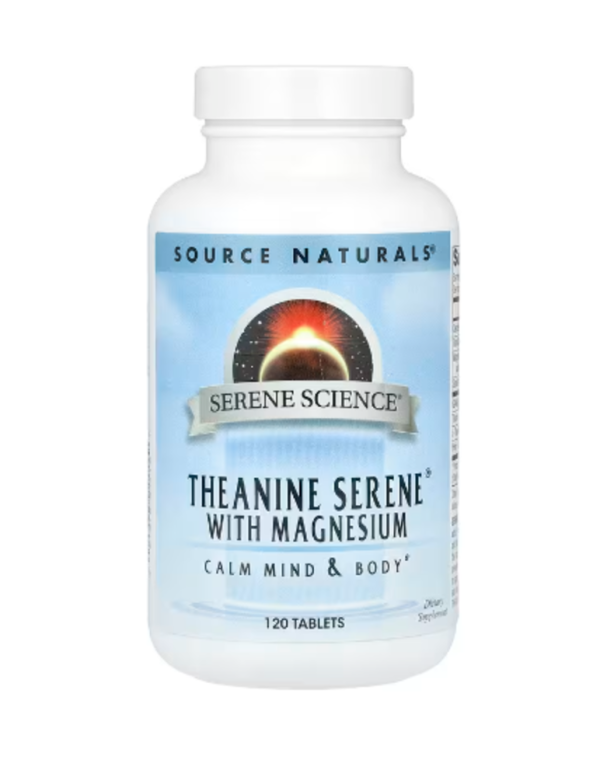 Source Naturals, Theanine Serene® With Magnesium, 120 Tablets