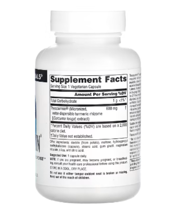Source Naturals, Theracurmin, 600 mg, 60 Vegetarian Capsules