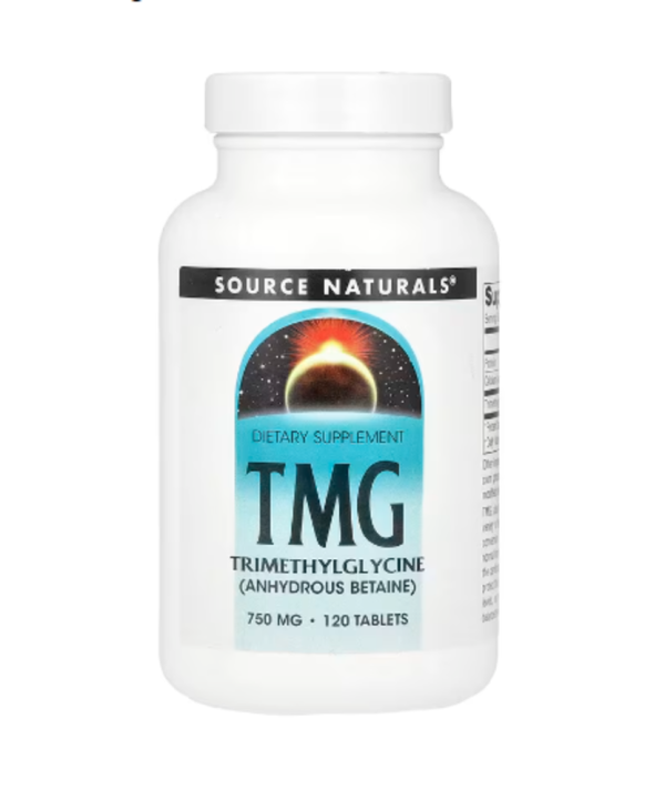 Source Naturals, TMG, 750 mg, 120 Tablets