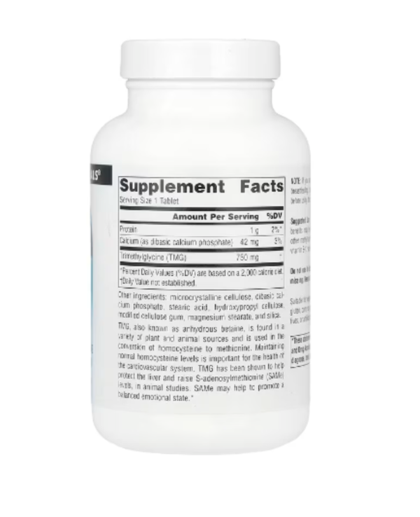 Source Naturals, TMG, 750 mg, 120 Tablets