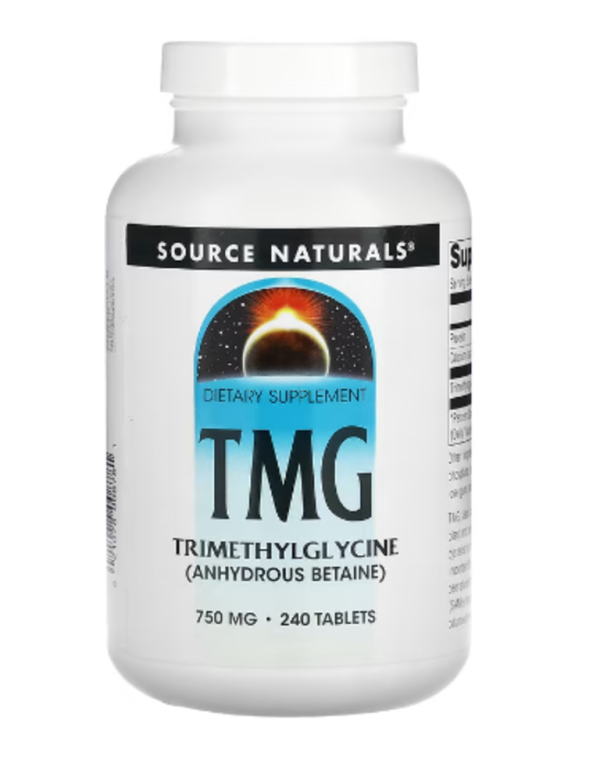 Source Naturals, TMG, 750 mg, 240 Tablets