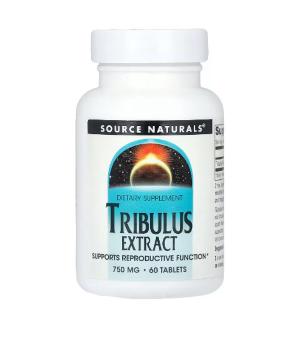 Source Naturals, Tribulus Extract, 750 mg, 60 Tablets