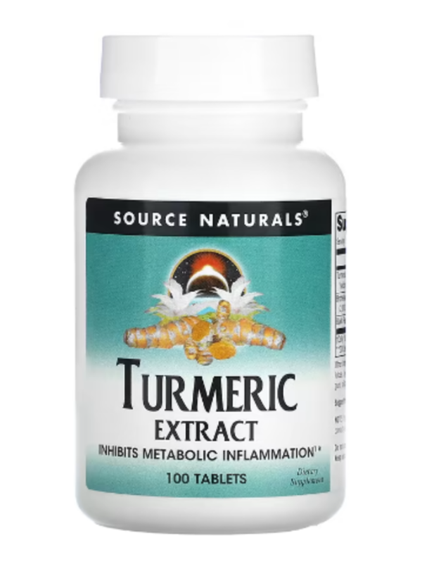 Source Naturals, Turmeric Extract, 100 Tablets