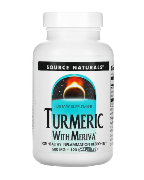 Source Naturals, Turmeric With Meriva, 500 mg, 120 Capsules