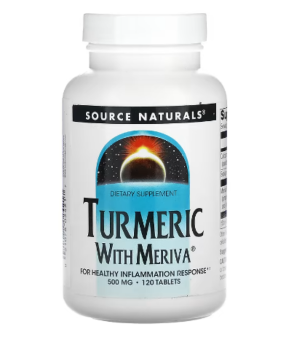 Source Naturals, Turmeric with Meriva, 500 mg, 120 Tablets