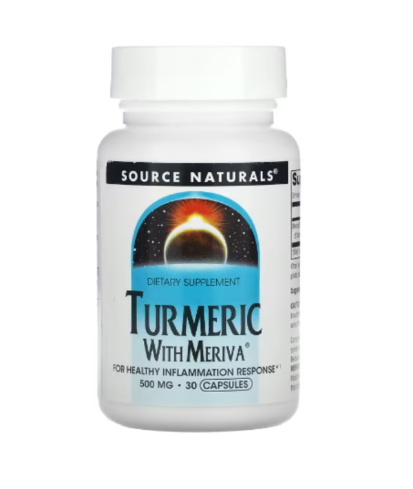 Source Naturals, Turmeric With Meriva, 500 mg, 30 Capsules