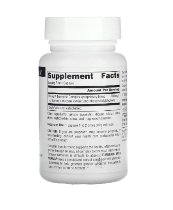 Source Naturals, Turmeric With Meriva, 500 mg, 30 Capsules