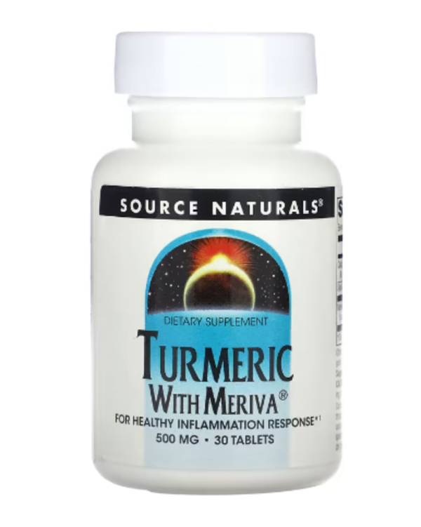 Source Naturals, Turmeric with Meriva, 500 mg, 30 Tablets