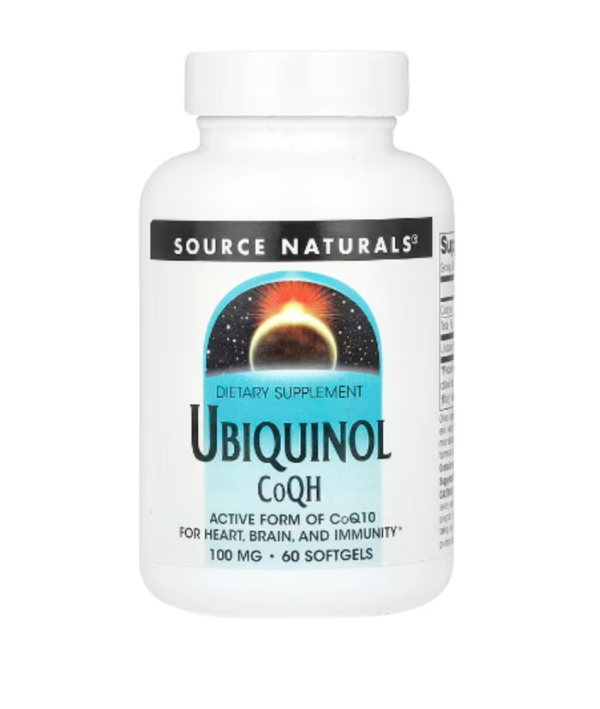 Source Naturals, Ubiquinol CoQH, 100 mg, 60 Softgels