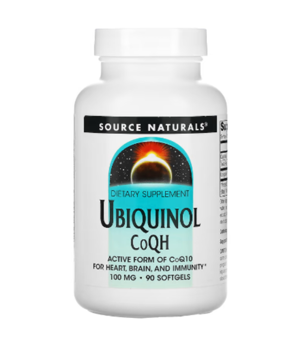 Source Naturals, Ubiquinol CoQH, 100 mg, 90 Softgels