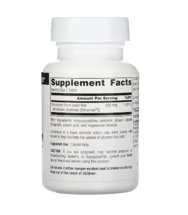 Source Naturals, Ultra Chromium Picolinate 500™, 500 mcg, 120 Tablets