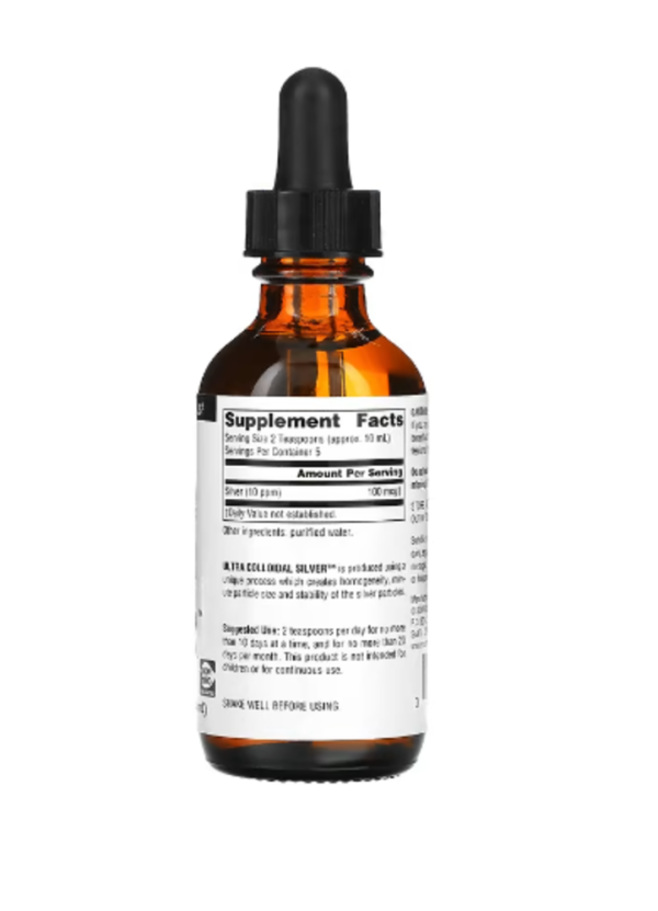Source Naturals, Ultra Colloidal Silver, 10 PPM, 2 fl oz (59.14 ml) (5 PPM per Tsp)