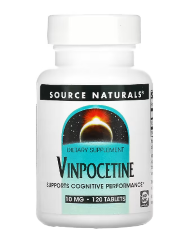 Source Naturals, Vinpocetine, 10 mg, 120 Tablets