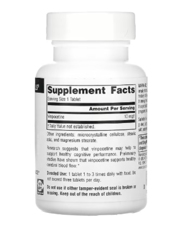 Source Naturals, Vinpocetine, 10 mg, 120 Tablets