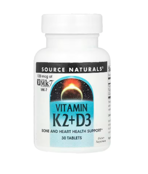 Source Naturals, Vitamin K2+D3 , 30 Tablets
