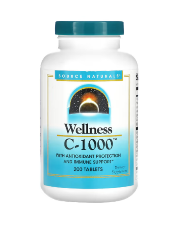 Source Naturals, Wellness, C-1000, 200 Tablets