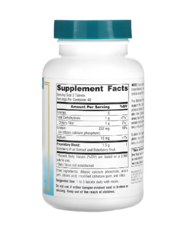 Source Naturals, Wellness, Elderberry Extract, 500 mg, 120 Tablets (166 mg per Tablet)