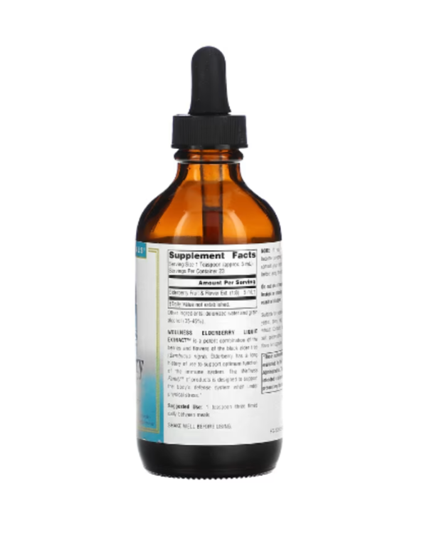 Source Naturals, Wellness, Elderberry Liquid Extract, 4 fl oz (118.28 ml)