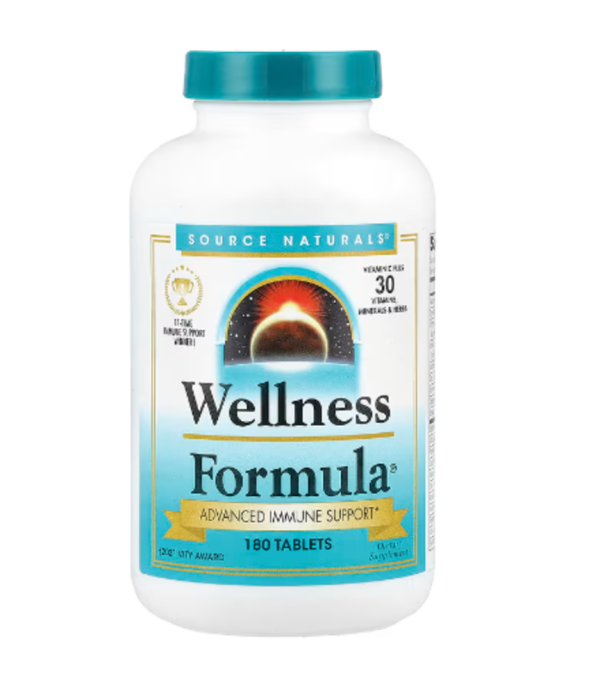 Source Naturals, Wellness Formula®, Advance Immune Support, 180 Tablets